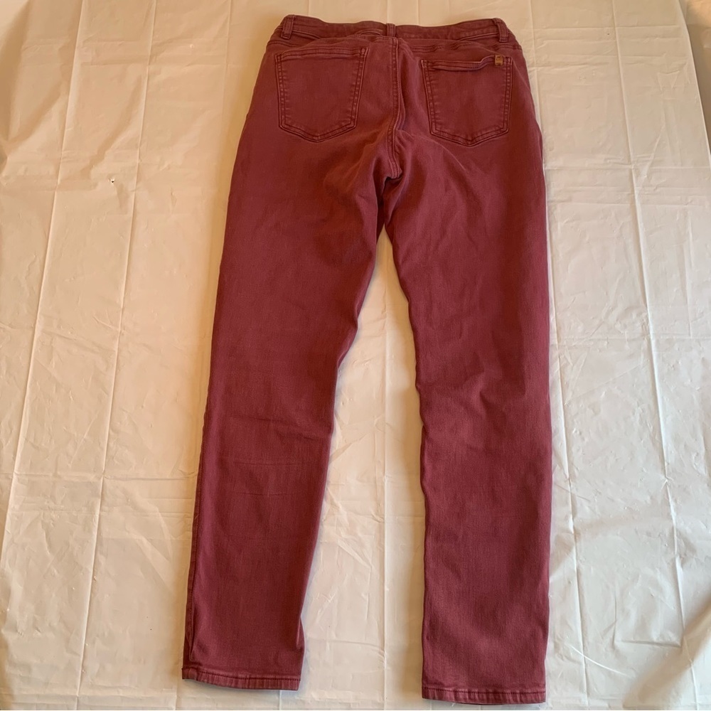 👖  ROOTS Light Wash Burgundy Jeans - Women's Size 29 👖 - Picture 11 of 13